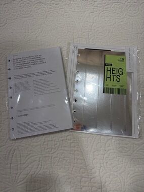 Cloth and Paper inserts